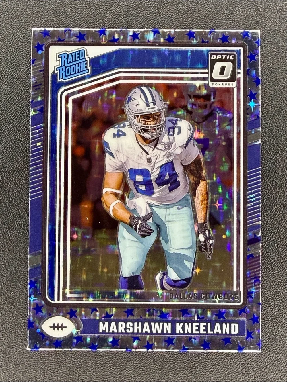 2024 Panini Donruss Optic - Rated Rookie Marshawn Kneeland #274 Stars Prizm (RC)